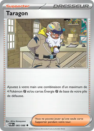 Image de la carte Pokemon Taragon 085/88