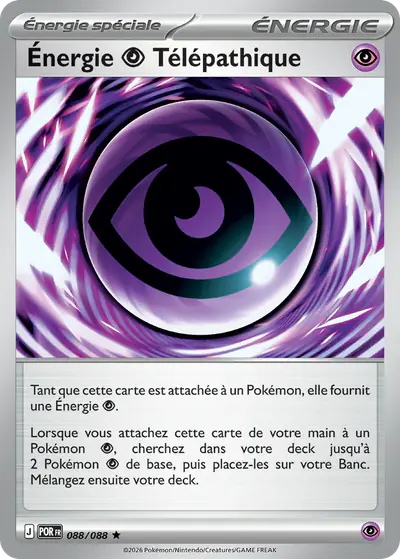 Image de la carte Pokemon Énergie Télépathique 088/88