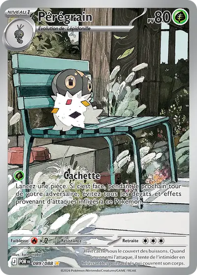 Image de la carte Pokemon Pérégrain 089/88