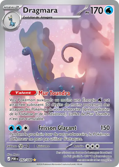Image de la carte Pokemon Dragmara 092/88