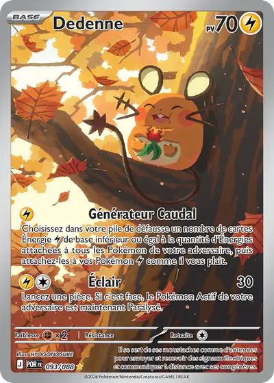 Image de la carte Pokemon Dedenne 093/88