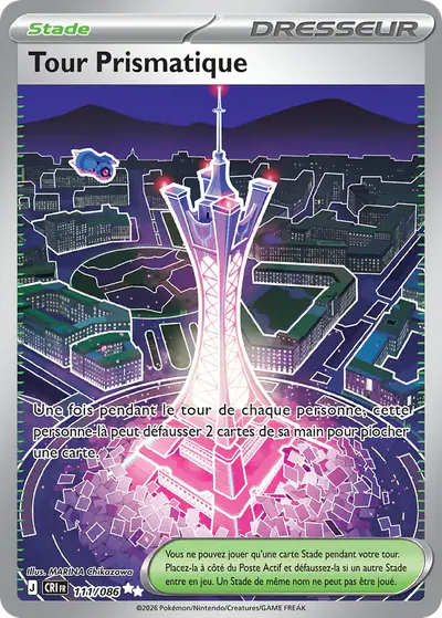 Image de la carte Pokemon Tour Prismatique 111/86