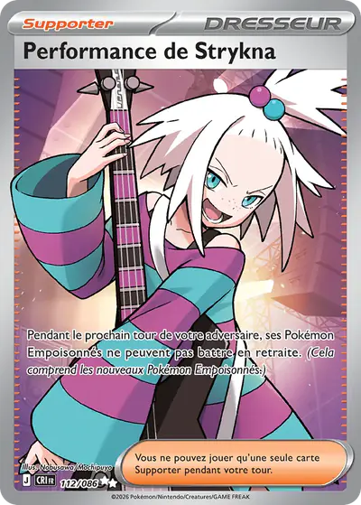 Image de la carte Pokemon Performance de Strykna 112/86