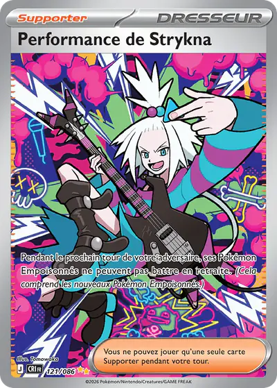 Image de la carte Pokemon Performance de Strykna 121/86
