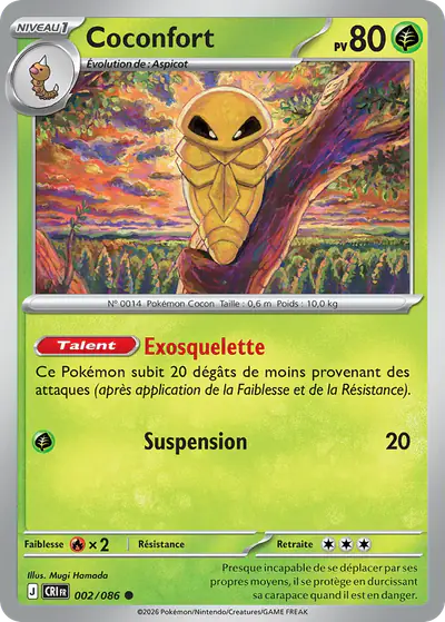 Image de la carte Pokemon Coconfort 002/86