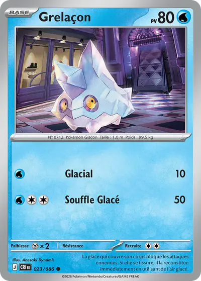 Image de la carte Pokemon Grelaçon 023/86