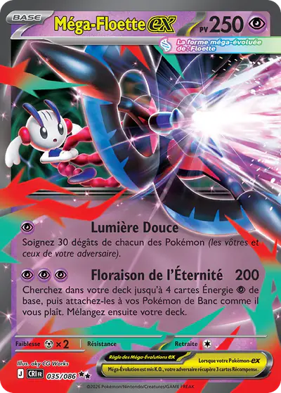 Image de la carte Pokemon Méga-Floette ex 035/86