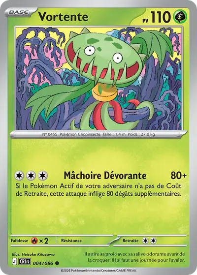 Image de la carte Pokemon Vortente 004/86
