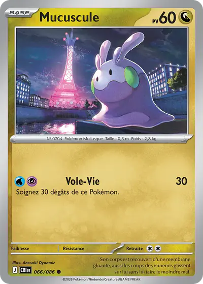 Image de la carte Pokemon Mucuscule 066/86