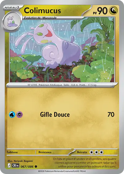 Image de la carte Pokemon Colimucus 067/86