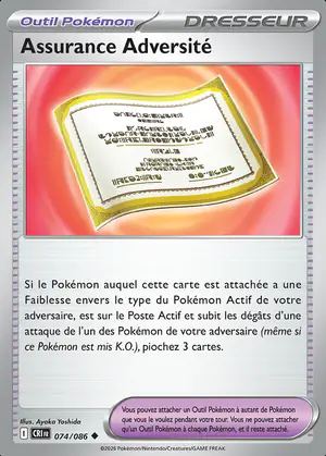 Assurance Adversit&eacute; 074/086