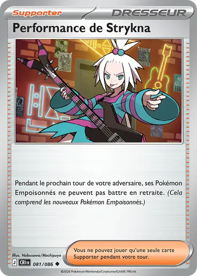 Image de la carte Pokemon Performance de Strykna 081/86