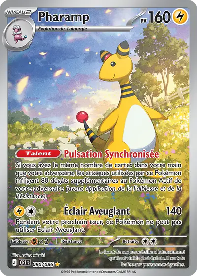 Image de la carte Pokemon Pharamp 090/86