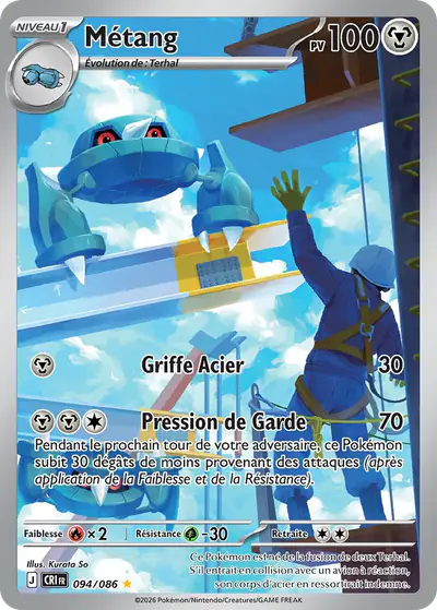 Image de la carte Pokemon Métang 094/86