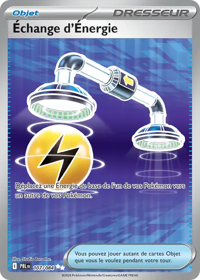 Image de la carte Pokemon Échange d'Énergie 107/84