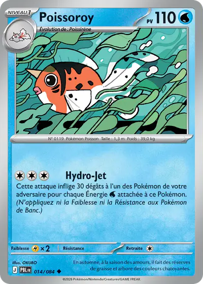 Image de la carte Pokemon Poissoroy 014/84