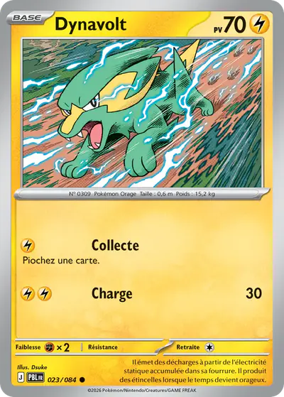 Image de la carte Pokemon Dynavolt 023/84