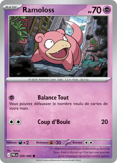 Image de la carte Pokemon Ramoloss 029/84
