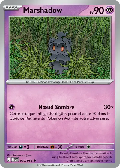 Image de la carte Pokemon Marshadow 040/84