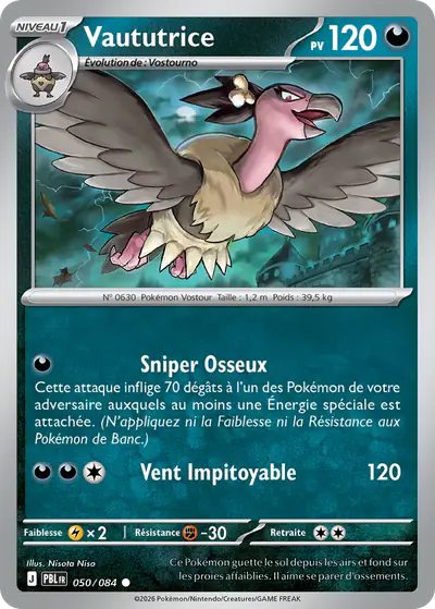 Image de la carte Pokemon Vaututrice 050/84