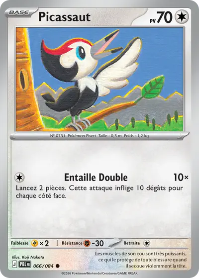 Image de la carte Pokemon Picassaut 066/84
