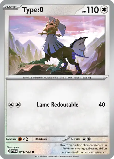 Image de la carte Pokemon Type:0 069/84