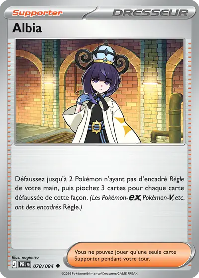Image de la carte Pokemon Albia 078/84