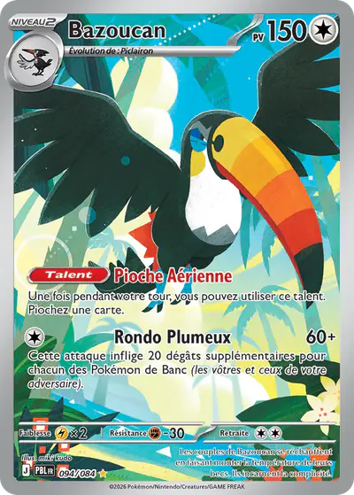 Image de la carte Pokemon Bazoucan 094/84