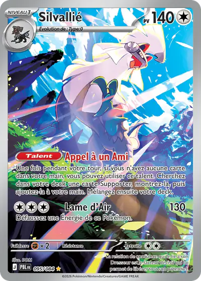 Image de la carte Pokemon Silvallié 095/84