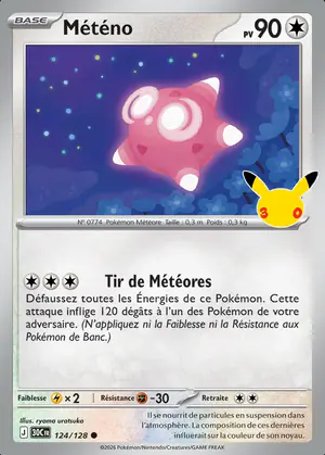 M&eacute;t&eacute;no 124/128