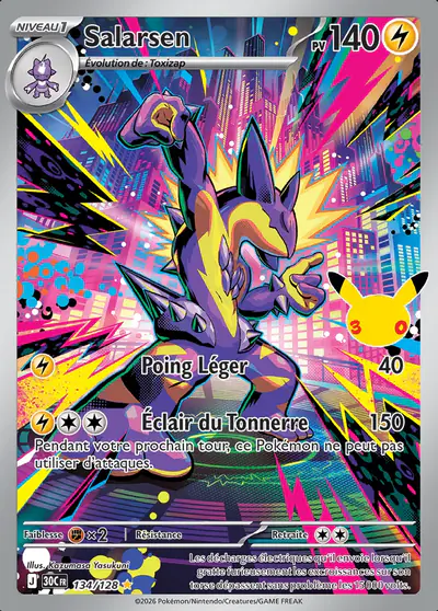 Image de la carte Pokemon Salarsen 134/128