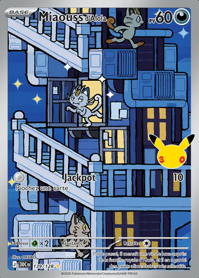 Image de la carte Pokemon Miaouss d'Alola 139/128