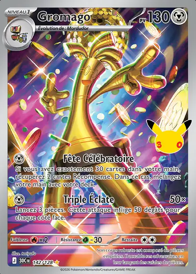 Image de la carte Pokemon Gromago 142/128