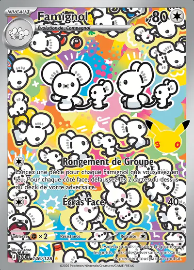 Image de la carte Pokemon Famignol 146/128