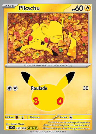 Image de la carte Pokemon Pikachu 035/128