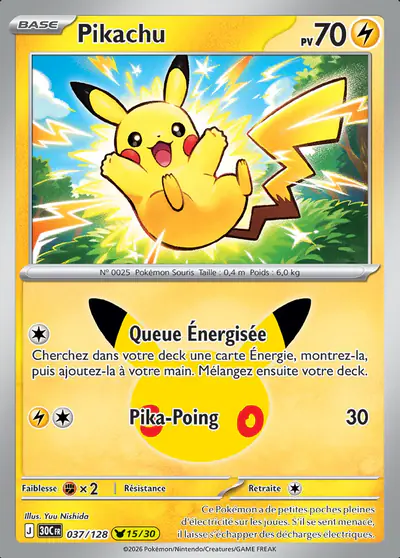 Image de la carte Pokemon Pikachu 037/128