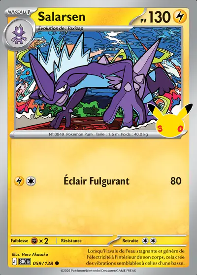 Image de la carte Pokemon Salarsen 059/128