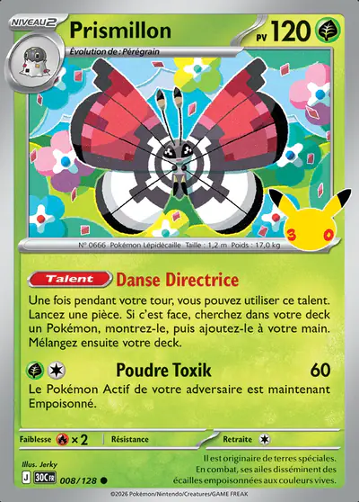 Image de la carte Pokemon Prismillon 008/128