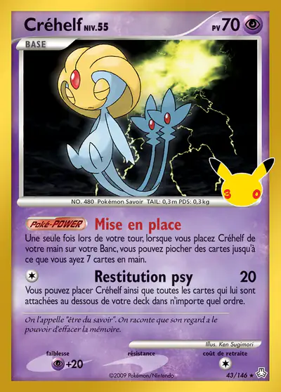 Image de la carte Pokemon Créhelf 13/128
