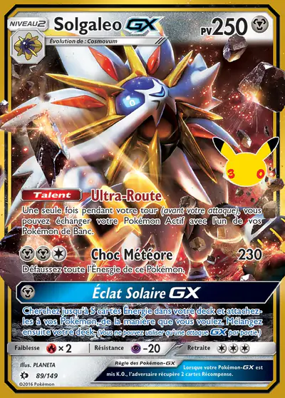 Image de la carte Pokemon Solgaleo-GX 23/128