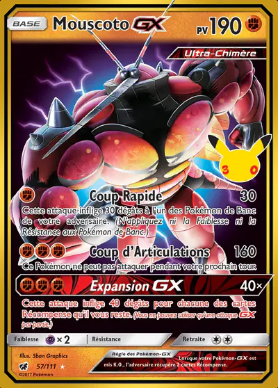 Image de la carte Pokemon Mouscoto-GX 24/128