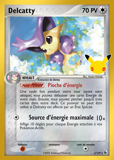 Image de la carte Pokemon Delcatty 08/128
