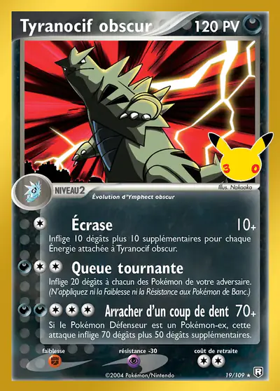Image de la carte Pokemon Tyranocif obscur 09/128