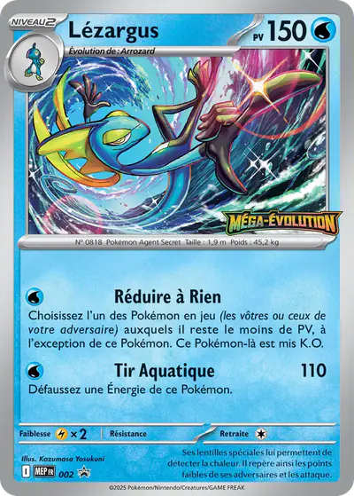 Image de la carte Pokemon Lézargus 002/