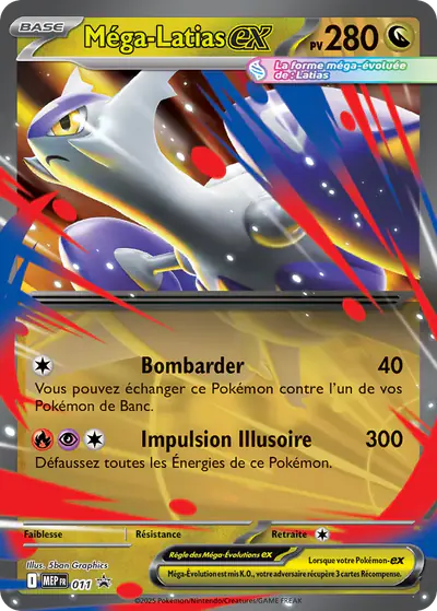 Image de la carte Pokemon Méga-Latias ex 011/