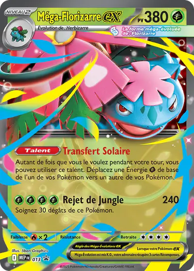 Image de la carte Pokemon Méga-Florizarre ex 013/