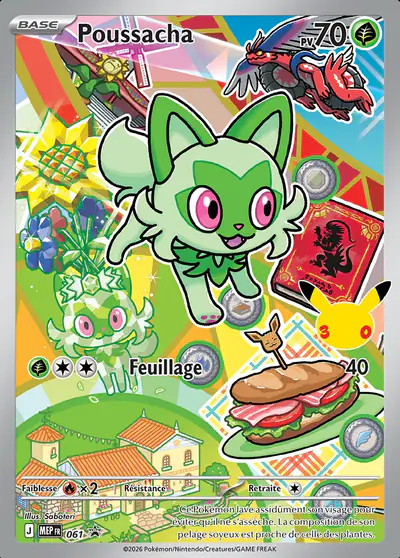 Image de la carte Pokemon Poussacha 061/