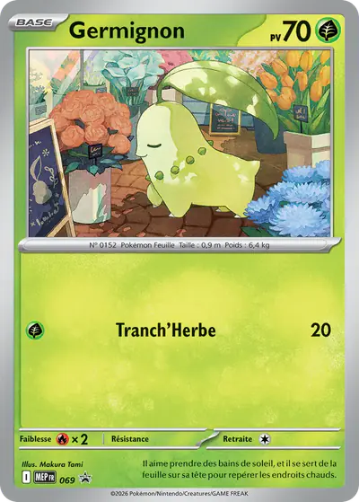 Image de la carte Pokemon Germignon 069/