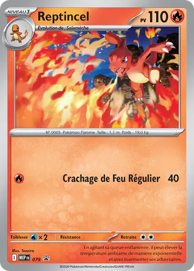 Image de la carte Pokemon Reptincel 079/