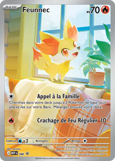 Image de la carte Pokemon Feunnec 080/